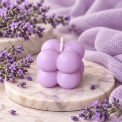 Świeca sojowa Bubble mini – Świeca Handmade | Darmowa personalizacja Logo