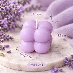 Świeca sojowa Bubble mini – Świeca Handmade | Darmowa personalizacja Logo
