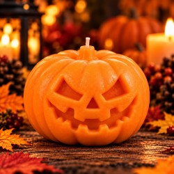 Świeca Halloween Straszna Dynia 7 cm – Polski Producent